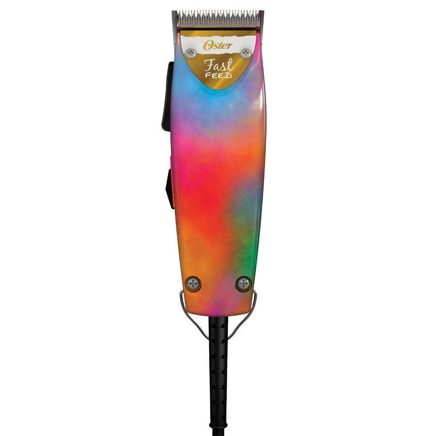oster fast feed multicolor clipper